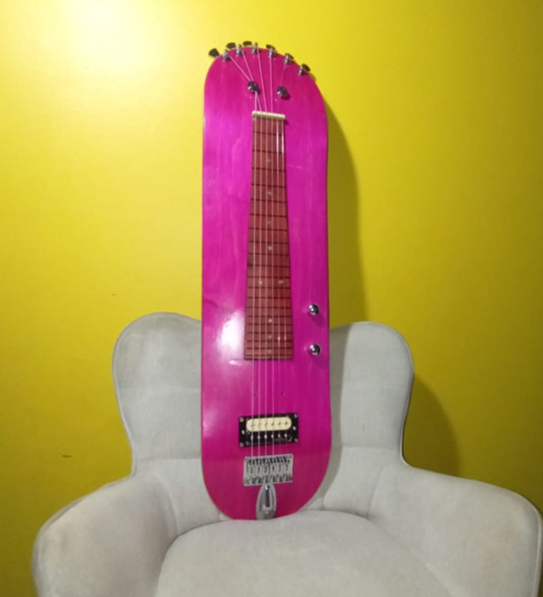 Hot Pink! SkateGuitar